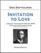 Invitation to Love SATB choral sheet music cover